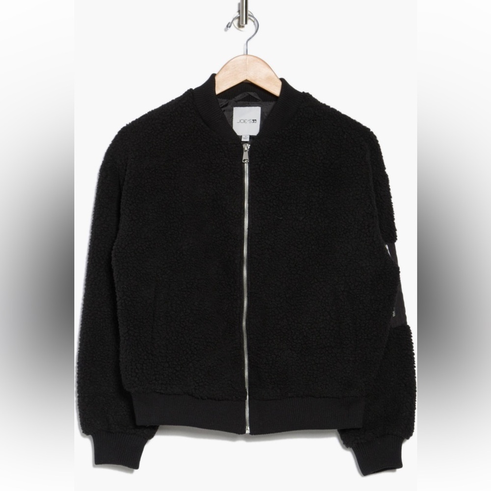 Joe's Jeans Black Bomber Jacket NWOT - never worn